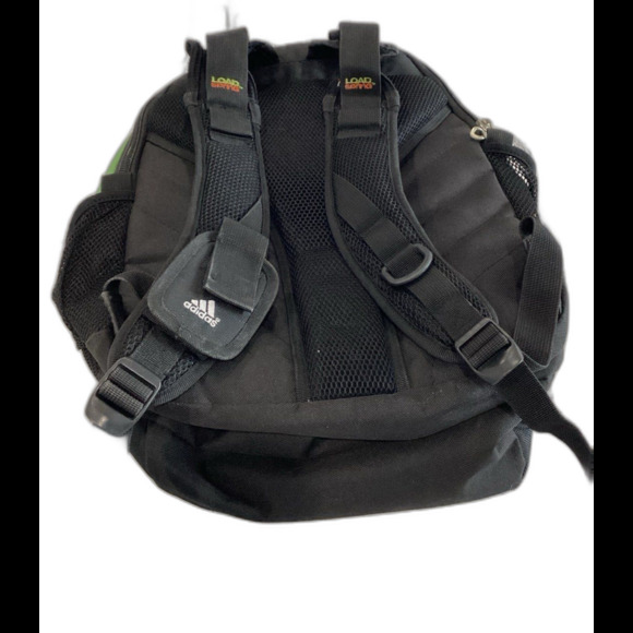 Adidas Backpack Schoolbag Large 4 Zippered Compartment 2 Water Bottle Holders - Picture 3 of 5